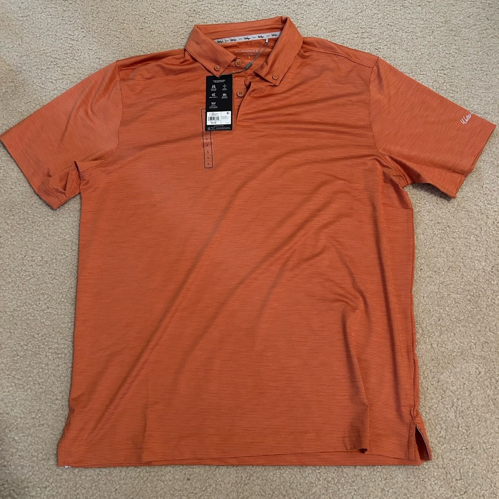 Mens Large Orange Striped Walter Hagan Polo
P11 Champ Stripe DD Polo
NWT